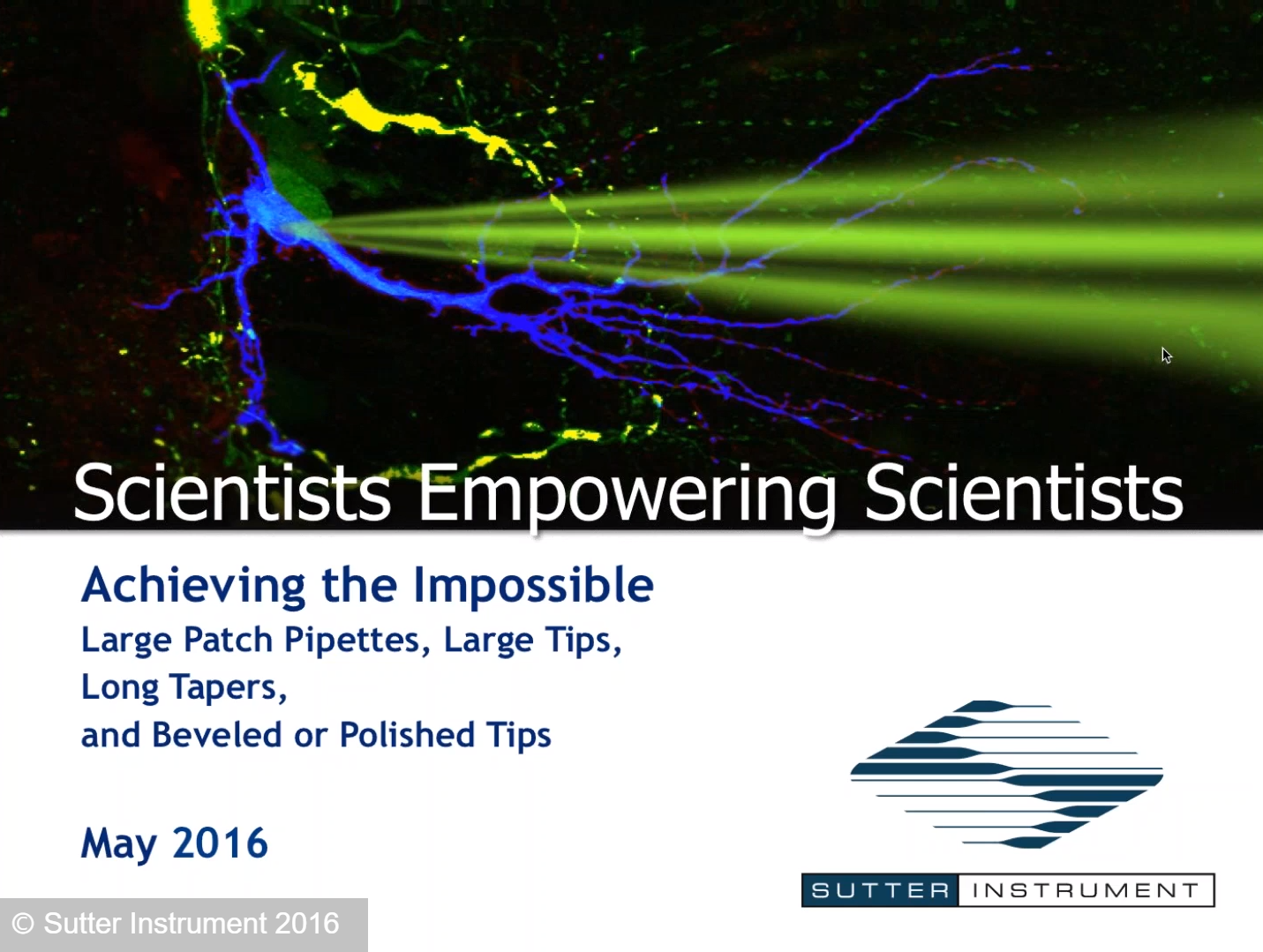 Achieving the Impossible - Scientists Empowering Scientists